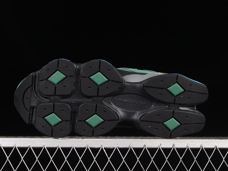 Tênis Runner Malha Forest Green Detalhe Cinza
