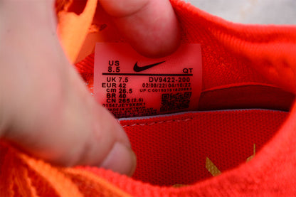 Tênis Runner Malha Laranja Detalhes Técnicos