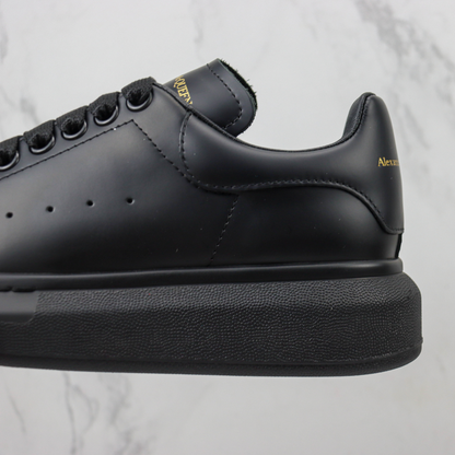 Tênis Couro Preto Cano Alto Casual