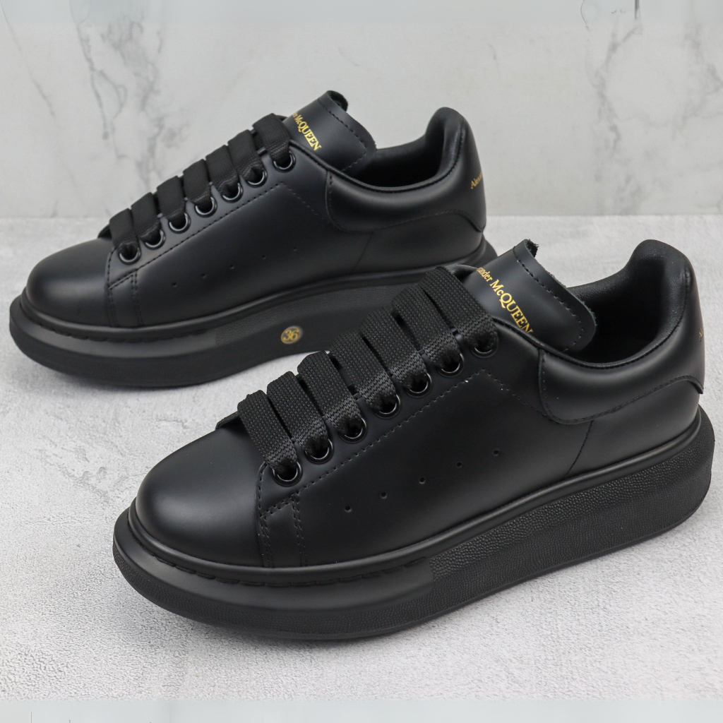 Tênis Couro Preto Cano Alto Casual