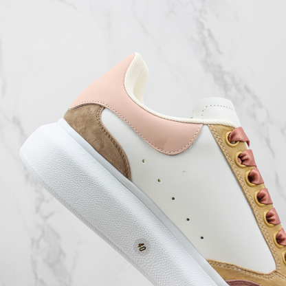 Tênis Couro Branco Solado Oversized