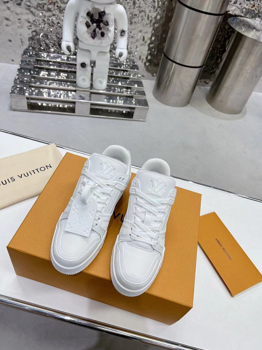 Tênis Casual Couro Branco