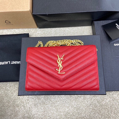 Bolsa Couro Vermelho