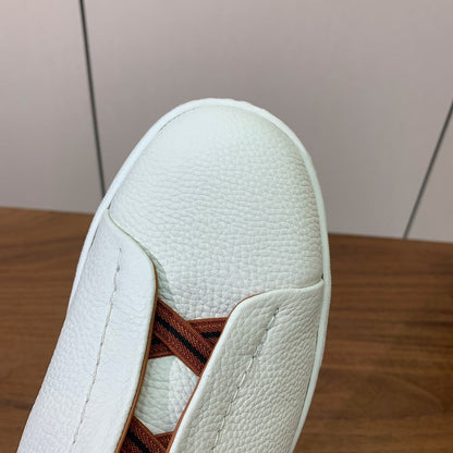 Mocassim Couro Costura Tripla