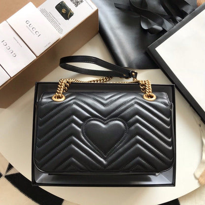 Bolsa Pequena Couro Preto Letras Entrelaçadas Small