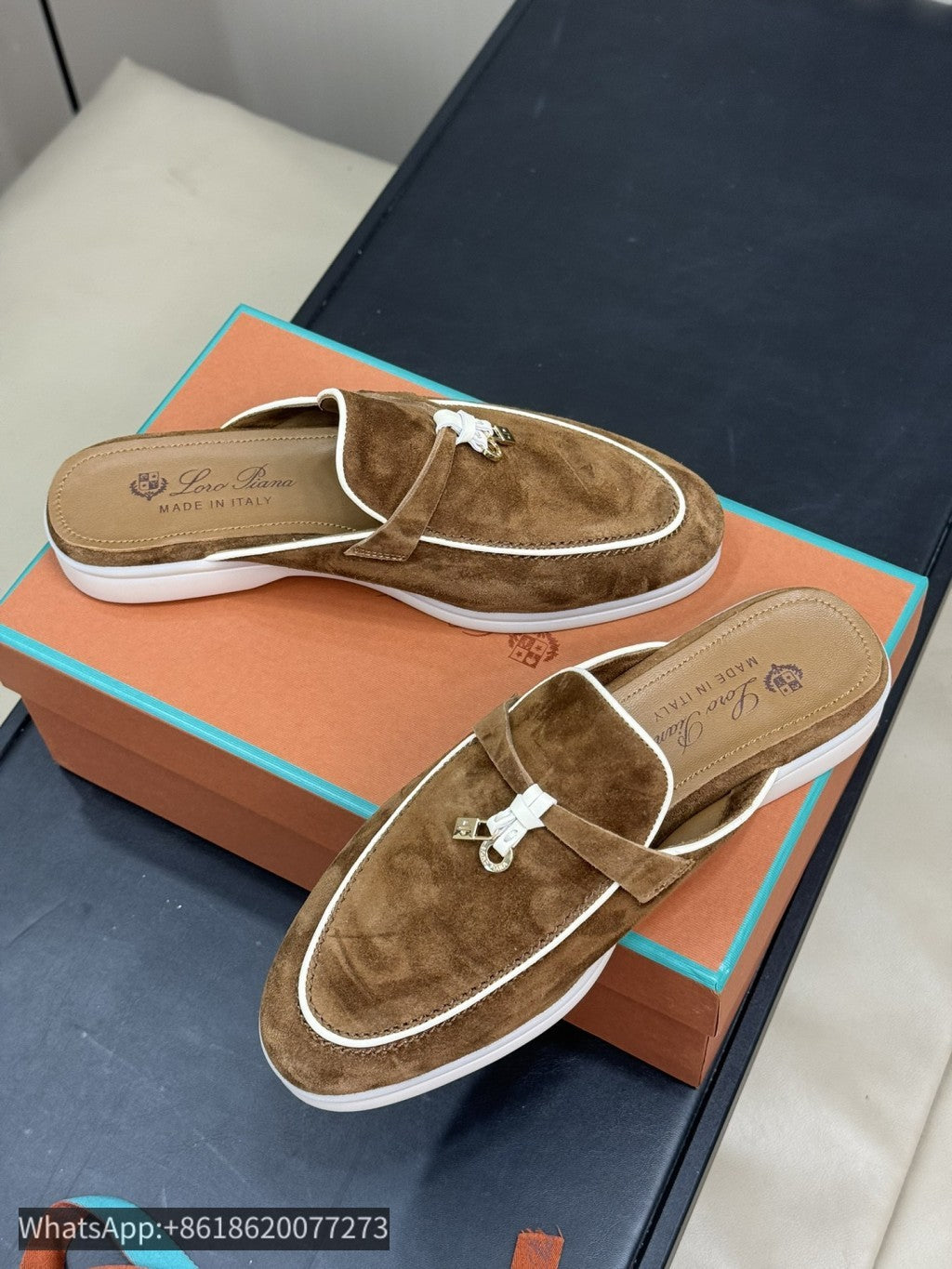 Mule Couro Casual Confortável