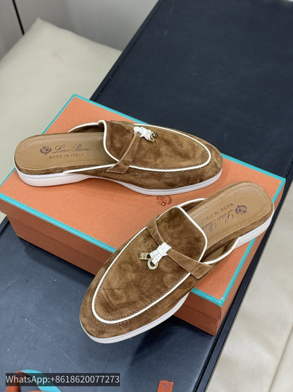 Mule Couro Casual Confortável