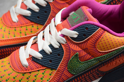 Tênis Runner Malha Multicolorido Estampa Caveira