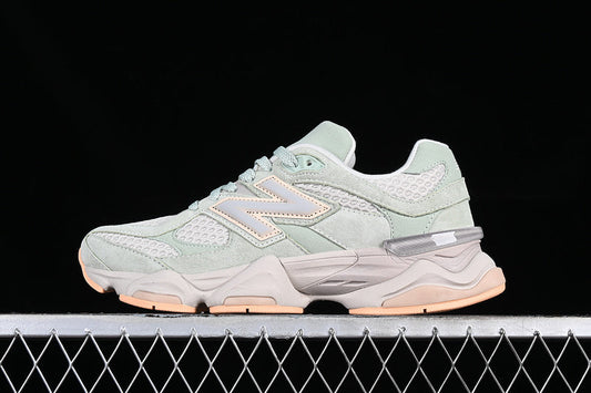 Tênis Runner Couro Cinza Prata Detalhes Verde Musgo