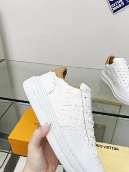 Tênis Couro Branco Casual