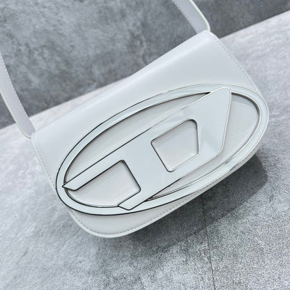 Bolsa Ombro Couro Nappa Branca Napa