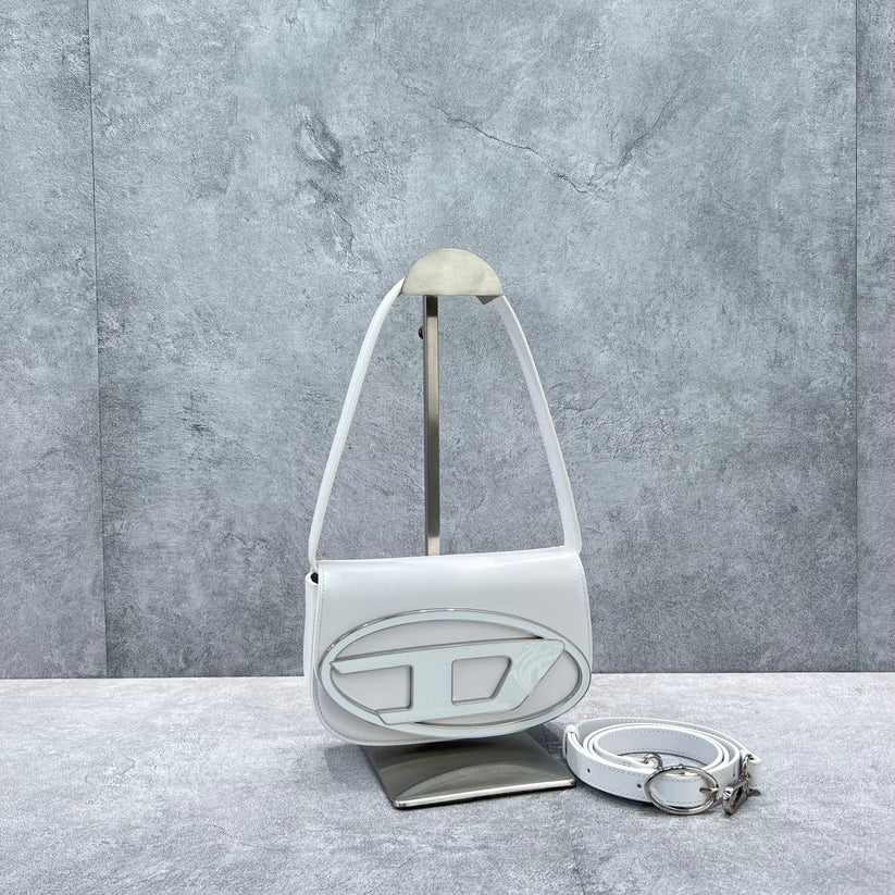 Bolsa Ombro Couro Nappa Branca Napa