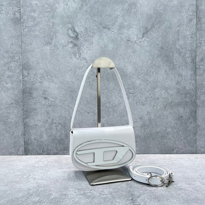 Bolsa Ombro Couro Nappa Branca Napa