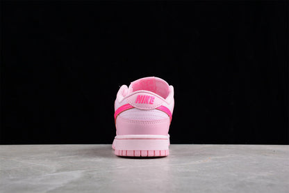 Tênis Cano Baixo Couro Rosa Monocromático