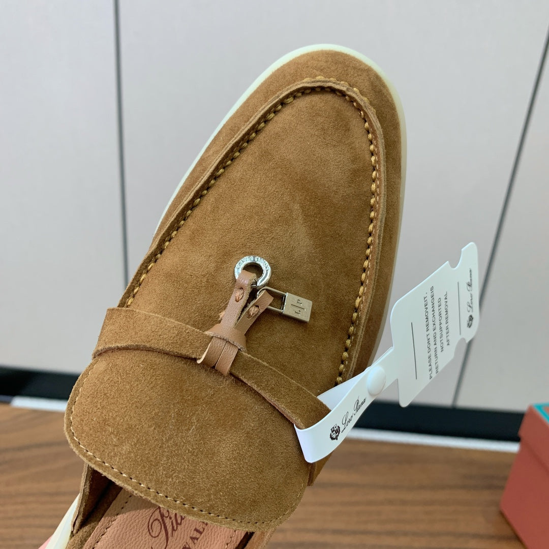 Mule Casual Couro Marrom Claro