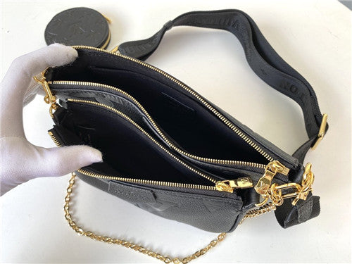 Bolsa Couro Preto