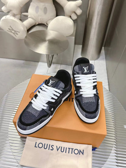 Tênis Casual Couro Preto