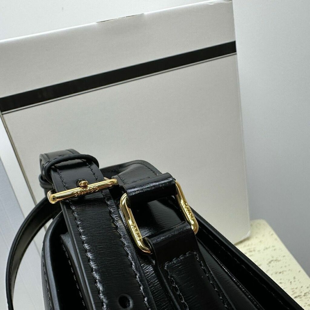 Bolsa Satchel Couro Padrão Geométrico Triângulo Clássica