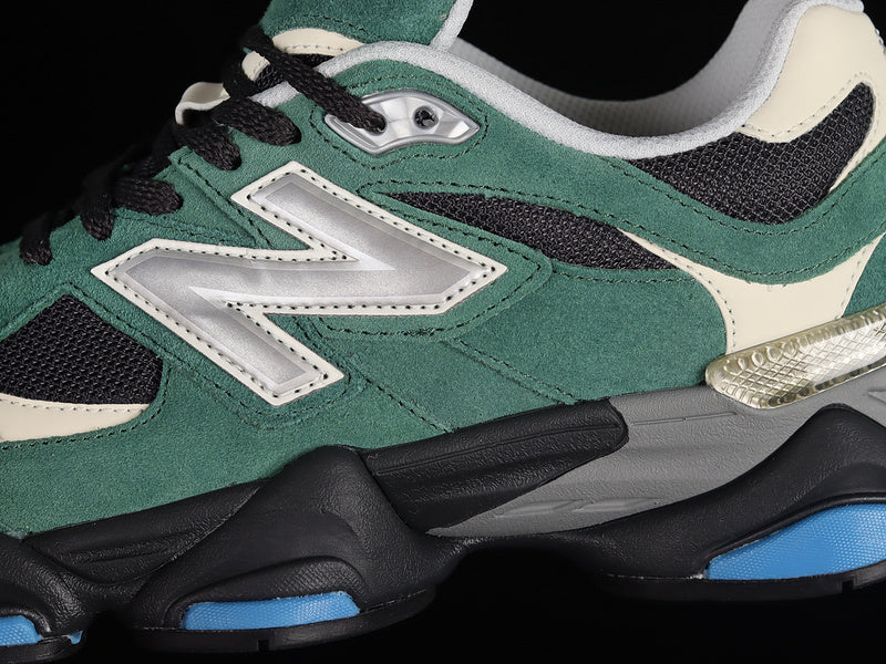 Tênis Runner Malha Forest Green Detalhe Cinza