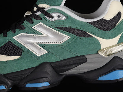 Tênis Runner Malha Forest Green Detalhe Cinza