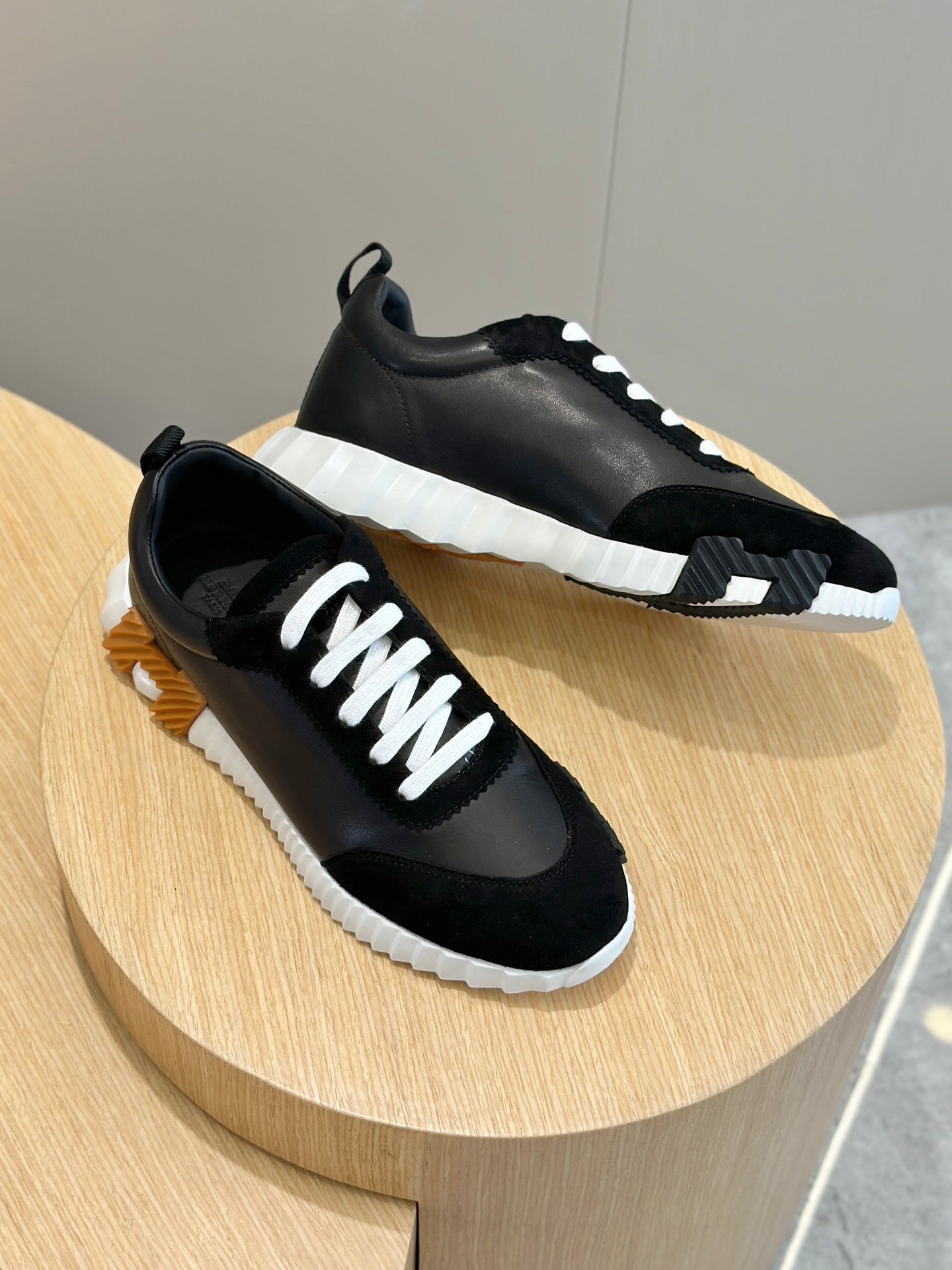 Tênis Casual Couro Preto