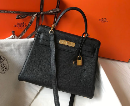 Bolsa Couro Preto