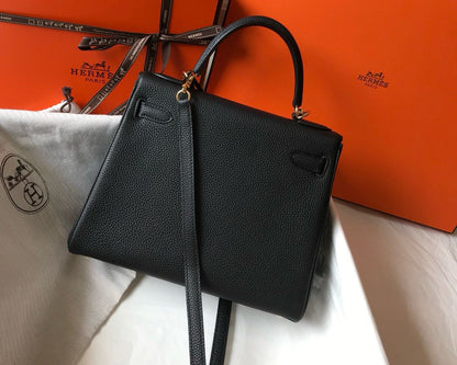 Bolsa Couro Preto