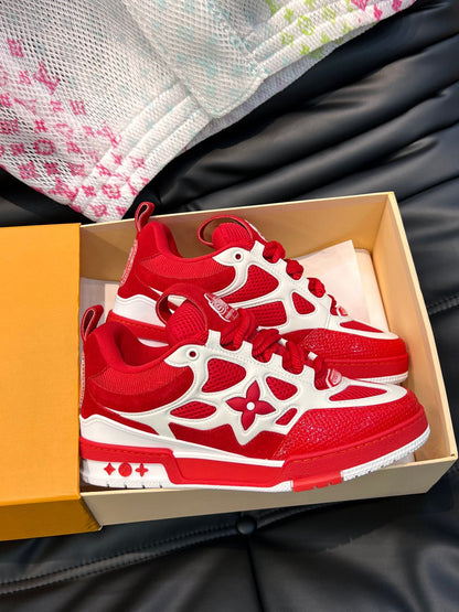 Tênis Skate Lona Vermelho