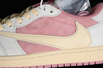 Tênis Cano Baixo Couro Rosa Detalhe Contrastante