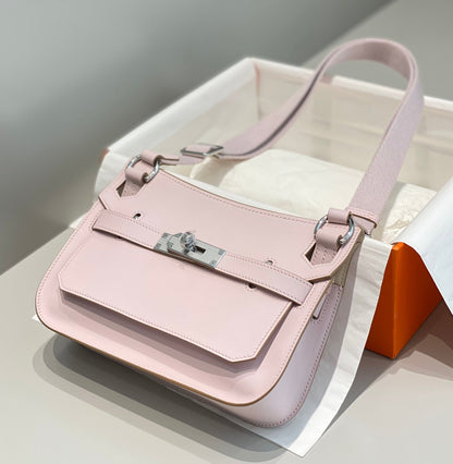 Bolsa Couro Estruturada Mauve Tira Ajustável