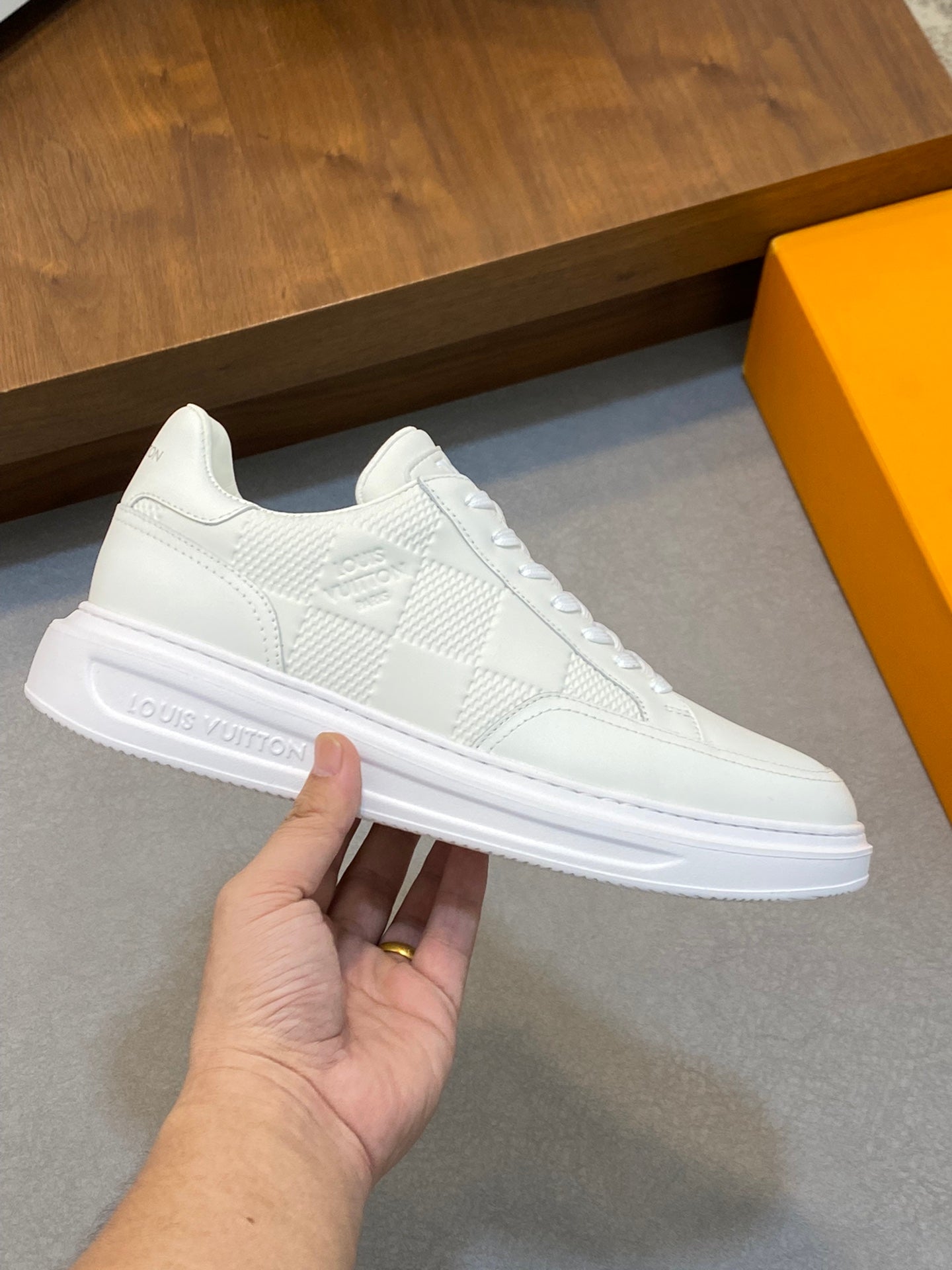 Tênis Couro Branco Casual