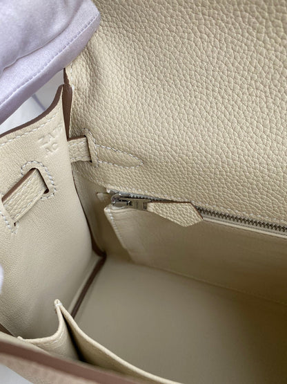 Bolsa Couro Off-Branco
