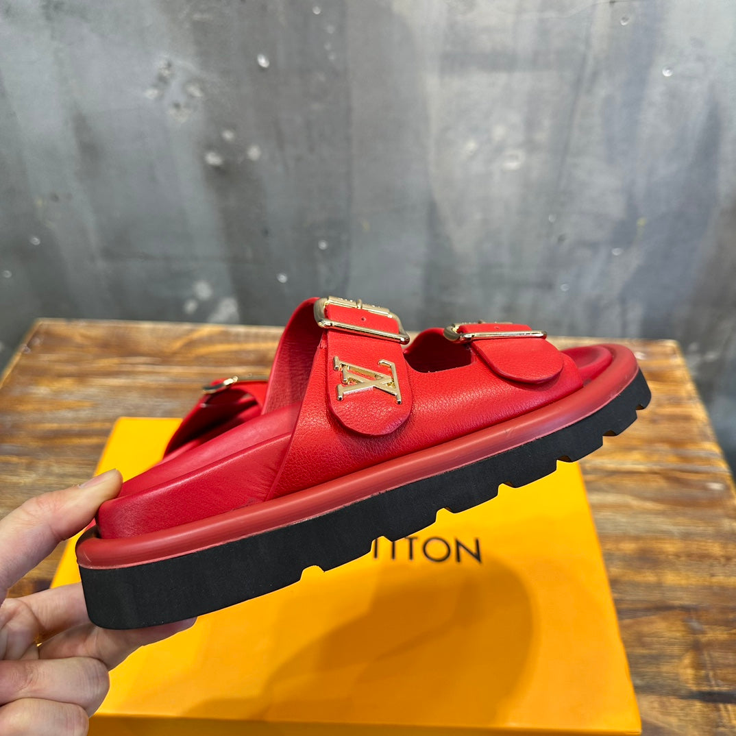 Chinelo Borracha Vermelho Vintage