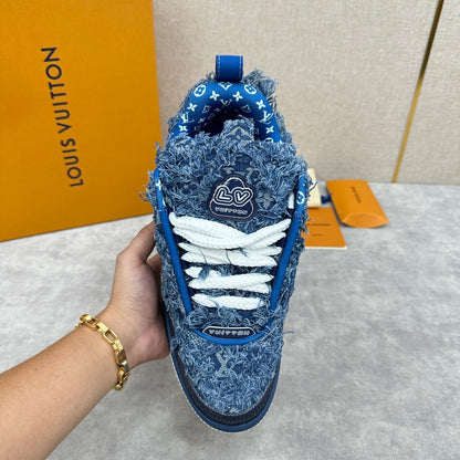 Tênis Skate Azul Casual