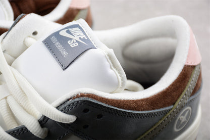 Tênis Cano Baixo Skate Couro Preto Detalhe Colorido