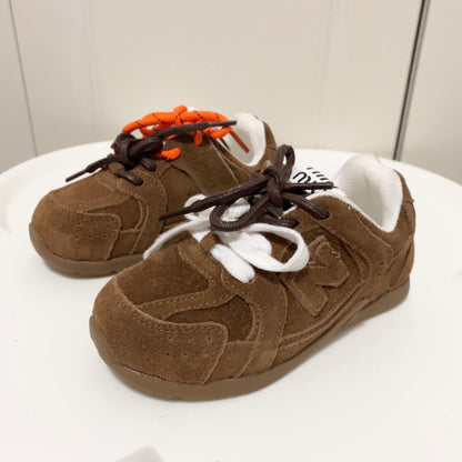 Tênis Infantil Runner Marrom Detalhe Lateral
