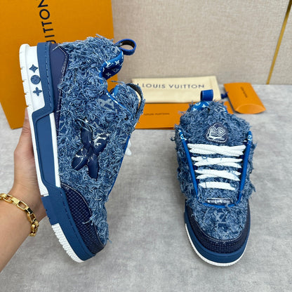 Tênis Skate Azul Casual