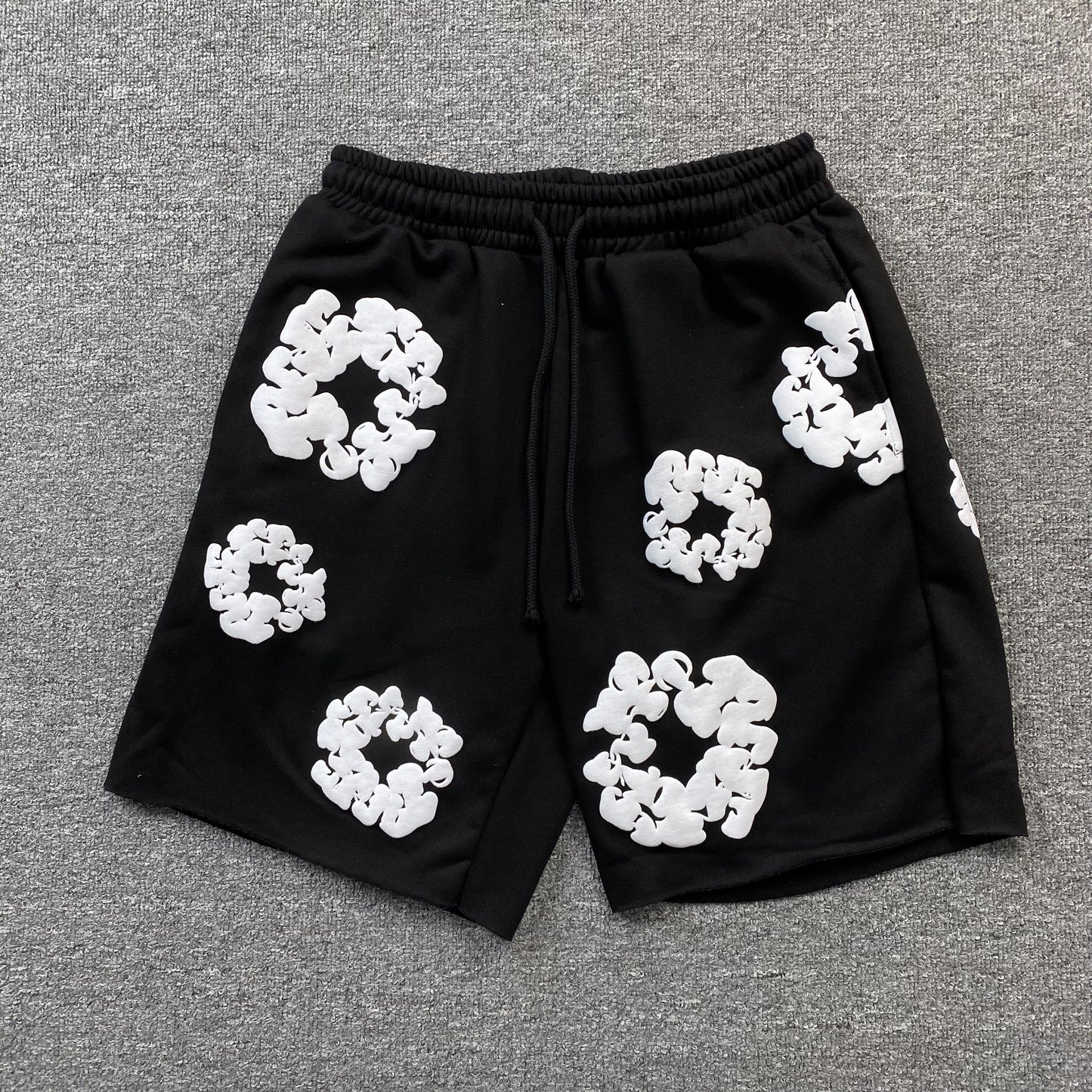 Shorts Moletom Algodão Estampa Frontal