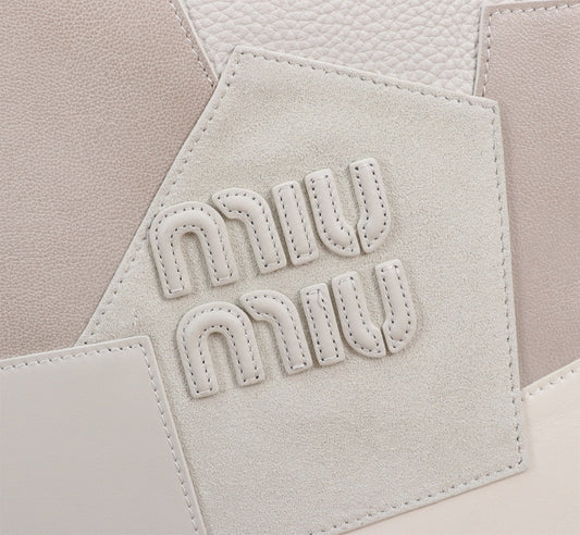Bolsa Miu Miu Leather Patchwork Bag