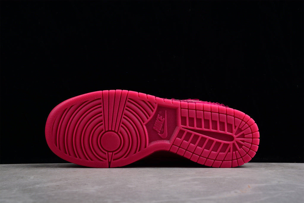 Tênis Cano Baixo Couro Rosa Detalhe Branco