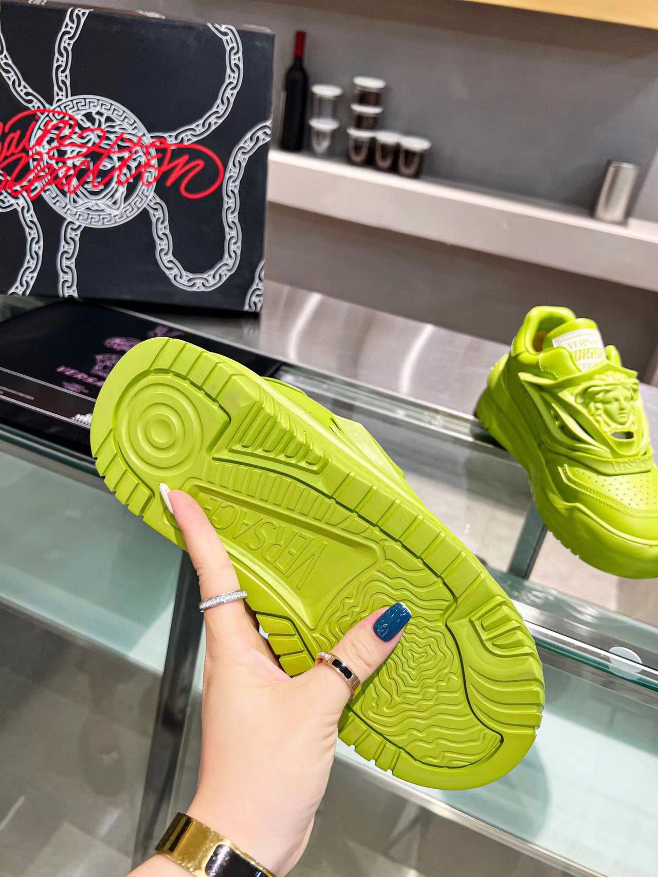 Tênis Runner Neoprene Amarelo Neon