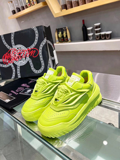 Tênis Runner Neoprene Amarelo Neon