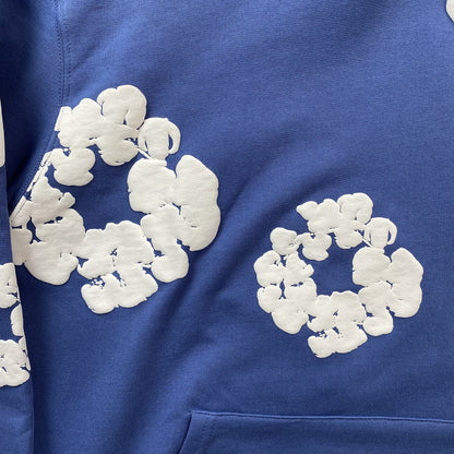 Moletom Algodão Azul Estampa Gráfica Coroa