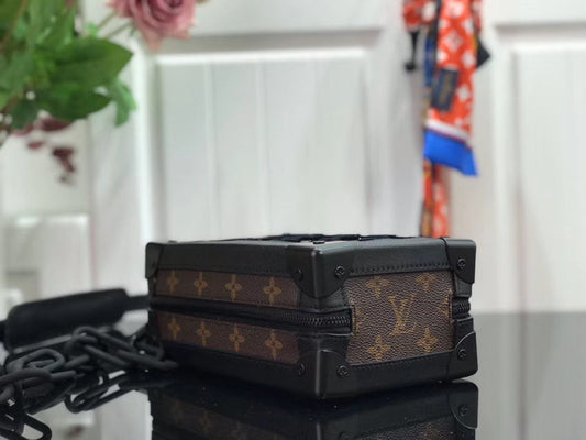 Louis Vuitton Vertical Soft Trunk Monogram Black