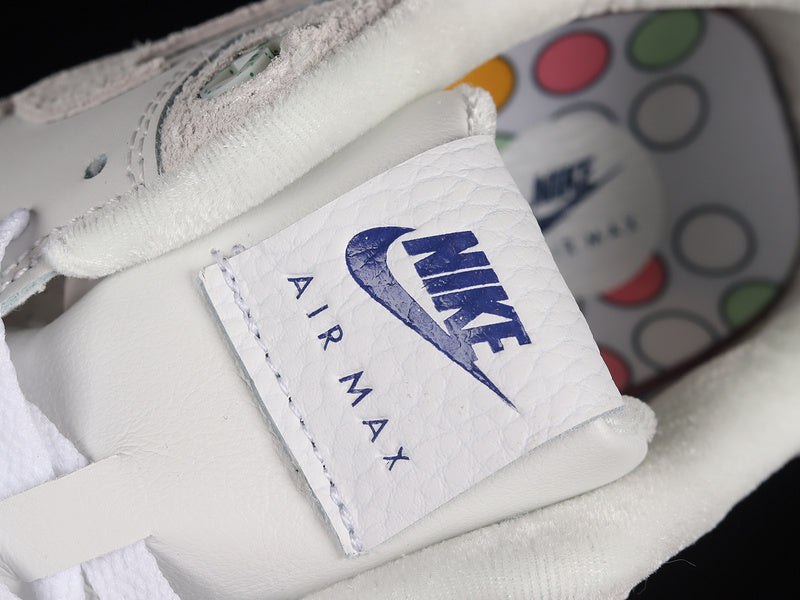 Tênis Runner Malha Branco Pompom Poás Coloridos