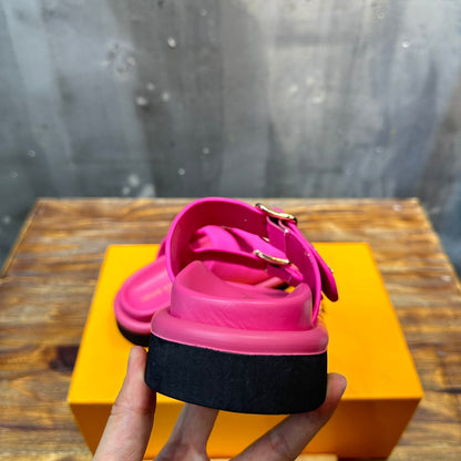 Chinelo Borracha Rosa Vintage