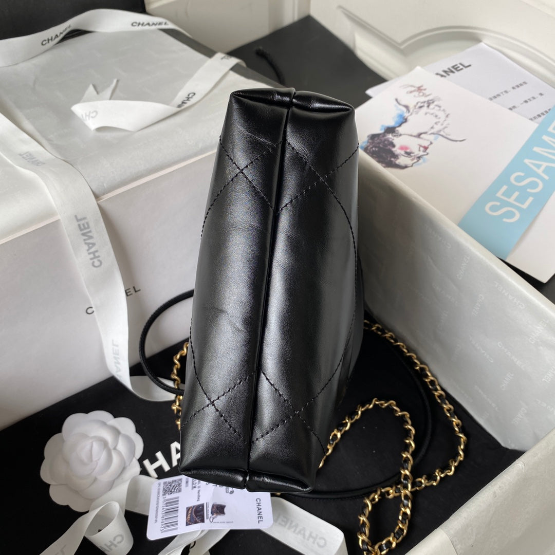 Bolsa Pequena Couro Preto Mini