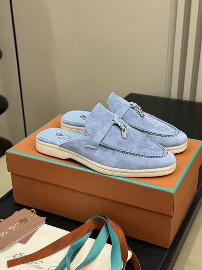 Mule Couro Casual Minimalista