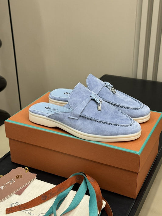 Mule Couro Casual Minimalista