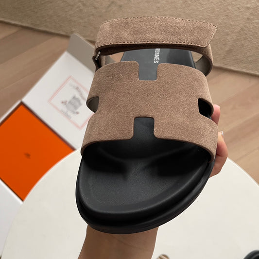 Hermès Chypre Suede - Capuccino